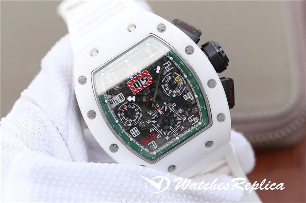Kopior Designrabatt Richard Mille RM011 herr Klockor-1