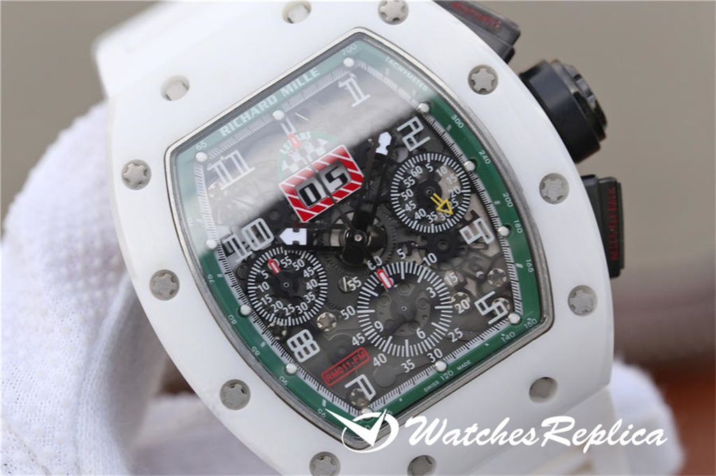 Kopior Designrabatt Richard Mille RM011 herr Klockor-3