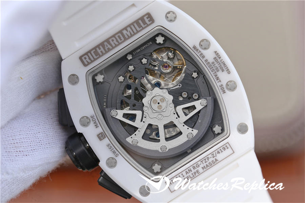 Kopior Designrabatt Richard Mille RM011 herr Klockor-12