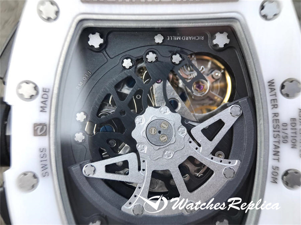 Kopior Designrabatt Richard Mille RM011 herr Klockor-13