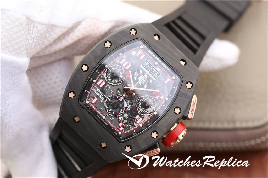 AAA Quality Richard Mille RM011 Men's Klockor Kopior-2