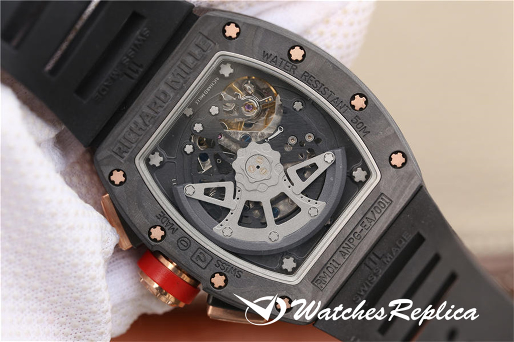 AAA Quality Richard Mille RM011 Men's Klockor Kopior-6