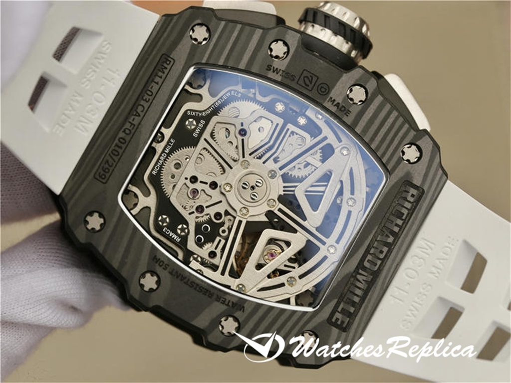 Designrabatt Richard Mille Miller RM11-03 Series Klockor Kopior-7